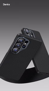 Benks Magnetic Armor Air Kevlar Case Metal Frame 600D (C.K.FL.SA.BK.J050) for Samsung Galaxy S26 Ultra black