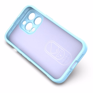 Magic Shield Kotelo iPhone 13 Pro joustava panssarisuojattu suojus vaaleansininen