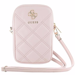 Guess GUWBZPSQSSGP käsilaukku vaaleanpunainen Zip Quilted 4G