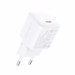 Acefast A118 -laturi 30 W GaN USB-C valkoinen