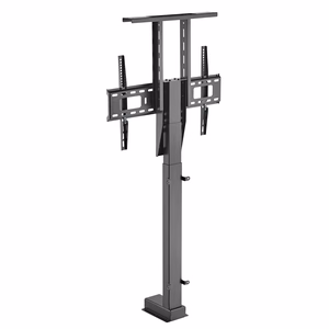 Maclean MC-866T älykäs moottoroitu sähköinen TV-nosto TUYA mobiilisovellus lattiakiinnike Alexa Google Home 37"-80" 60 kg kaappi VESA (EU-pistoke)