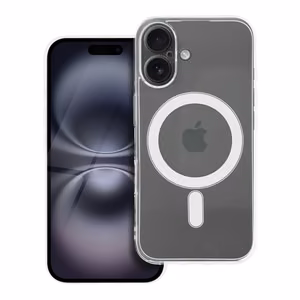 Suojakuori iPhone 16:lle Clear Case 2 mm Mag Cover yhteensopiva MagSafe (kameransuoja) läpinäkyvä
