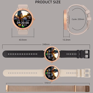 Blavec Smartwatch W-20 Solea HD AMOLED GPS Voice Call (SWW20-RG) rose gold + 2 bands