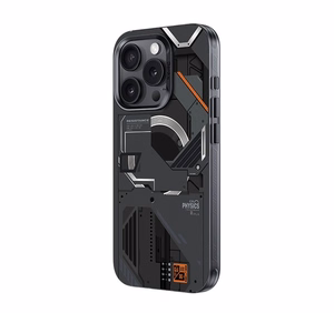 Benks Magnetic Mecha Series Suojakuori iPhone 15 Pro Max - Musta