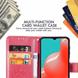 Case Flower Book Samsung A356 A35 5G rose-red