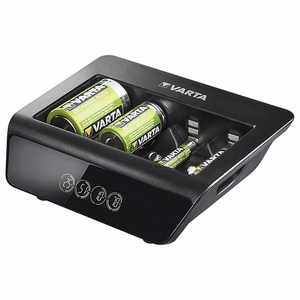 VARTA LCD UNIVERSAL CHARGER + 57688 9V, R14, R20 (without batteries)