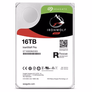 Seagate IronWolf Pro sisäinen kiintolevy 16 TB 256 MB 3.5" Serial ATA III (ST16000NT001)