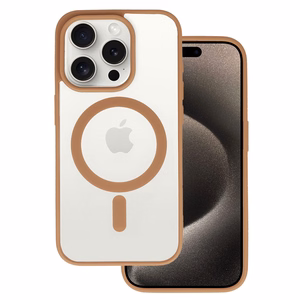 Acrylic Color Magsafe Suojakuori Iphone 12 Pro:lle desert titanium