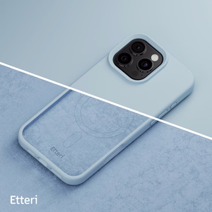 Etteri Silikoninen Mag suojakuori iPhone 16 Pro Max 6,9:lle vaaleansininen