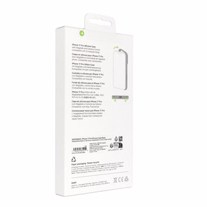 iPhone 17 Pro silikoninen suojakuori MagSafella – musta