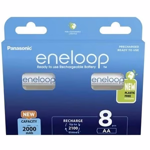 Ladattavat paristot PANASONIC ENELOOP AA 2000 mAh 8 kpl (BK-3MCDE/8HH)