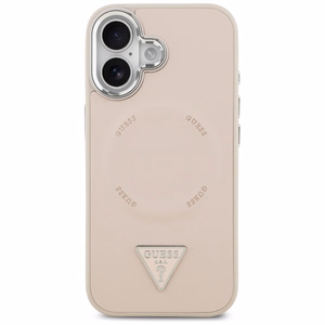 Guess Triangle Logo MagSafe -suojakuori iPhone 17 - pinkki