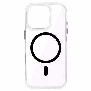 Glossy MagSafe Clear Case iPhone 16 Pro:lle musta