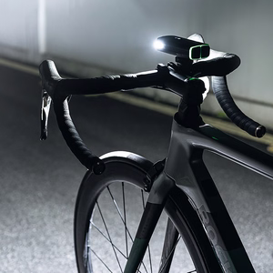 Wozinsky polkupyörän etuvalo USB-C-kaapelilla, 3000 lm – musta