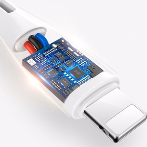 Dudao USB / Lightning 3A 1m valkoinen kaapeli (L2L 1m white)