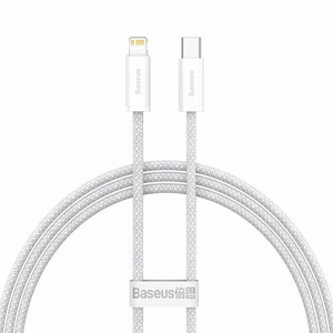 Kaapeli Baseus Dynamic Type-C - Lightning 20W 1.0m valkoinen CALD000002