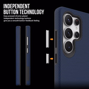 Perfectionists Triangle Case Samsung S928 S24 Ultra navy blue