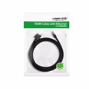 Ugreen HDMI - micro HDMI -kaapeli 19-nastainen 2.0v 4K 60Hz 30AWG 1,5 m musta (30102)