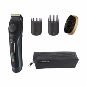 Rowenta Virtuo TN3804E0 – cordless beard trimmer with 39 length settings, black and blue