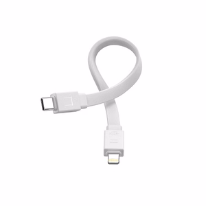 Powerbank Joyroom JR-PBM01 magneettinen 10000mAh 20W jalustalla + Lightning-kaapeli - USB-C - valkoinen