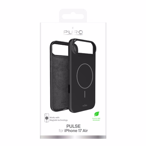 Puro Pulse polykarbonaatti suojakuori iPhone 17 Air:lle - musta