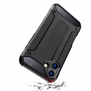 Hybrid Armor Suojakuori iPhone 16:lle - Musta
