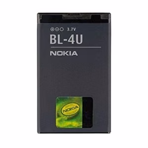 Alkuperäinen akku Nokia 3120C 1020mAh BL-4U/206/308/309/5250/5330XM/5530/5730/6212C/6216C/6600S/6600i Slide/8800 Arte/8800 Carbon/8800 Gold/E66/E75/3120C/C5-03/500/300/301/305/306/311/515