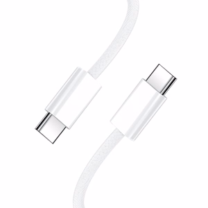 BWOO kaapeli USB-C - USB-C 1m 60W iPhone 15 BO-X284 valkoinen