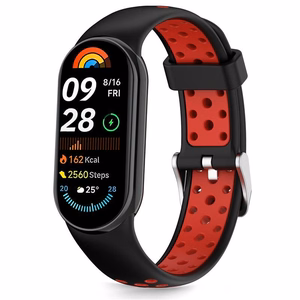 Tech-Protect Iconband Air Xiaomi Smart Band 8/9/10/NFC musta/punainen