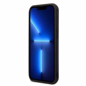 Karl Lagerfeld Ikonik Patch kotelo iPhone 13 - musta