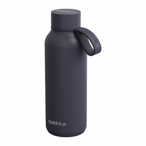 Quokka Solid With Strap -termospullo ruostumattomasta teräksestä, 510 ml, Slate