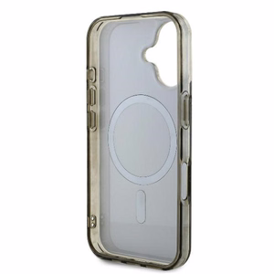 Guess IML 4G Background MagSafe Suojakuori iPhone 16:lle - ruskea