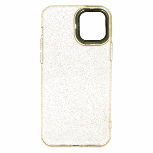 Tel Protect Gold Glitter Suojakuori iPhone 12/12 Pro:lle kultainen