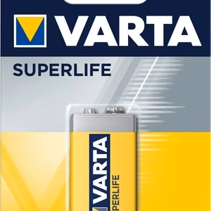 VARTA zinc battery 9V Superlife 1 pcs