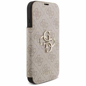 Guess Book 4G Metal Logo -suojakuori iPhone 17 Pro - pinkki