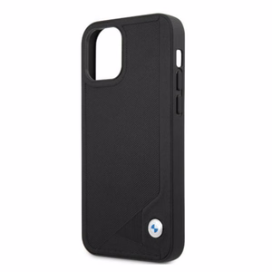BMW Nahka Deboss kotelo iPhone 12 / iPhone 12 Pro - musta