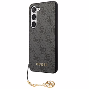 Guess 4G Charms Collection Suojakuori Samsung Galaxy A35:lle - musta