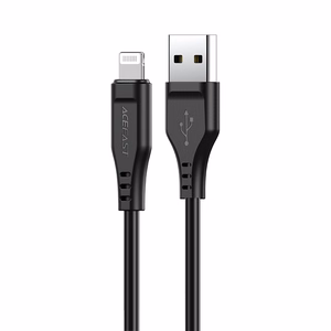 Acefast kaapeli MFI USB - Lightning 1.2m, 2.4A musta (C3-02 black)