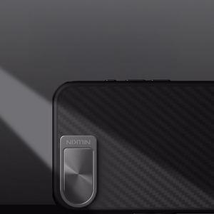 Nillkin CarboProp Magnetic Case with Camera Cover and Stand for iPhone 16e / 17e - Black
