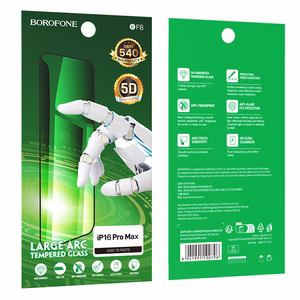 Borofone karkaistu lasi BF8 Diamond Armor Full Screen 5D Large Arc iPhone 17 Pro Max:lle, 10 kpl
