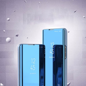 Clear View Case flip cover Samsung Galaxy A03s (166.5) sininen