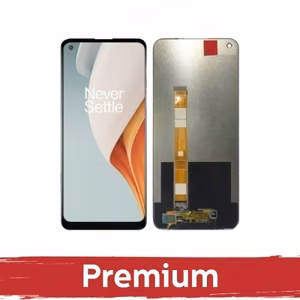 LCD-näyttö, yhteensopiva OnePlus Nord N100, musta OEM