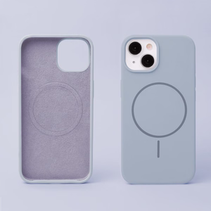 Silikoninen ohut magneettinen suojakuori iPhone 17 Air vaaleansininen