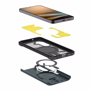 Spigen Tough Armor Mag MagSafe suojakuori Samsung Galaxy S26:lle vihreä