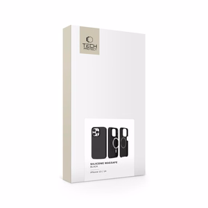 Tech-Protect Silicone MagSafe Suojakuori iPhone 13 / 14:lle - musta