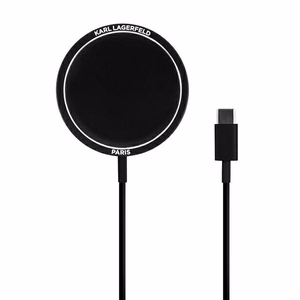 Karl Lagerfeld 15W langaton latauslaite MagSafe - musta