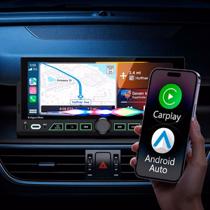 Kruger&Matz KM2017 1DIN CarPlay/AndroidAuto car radio