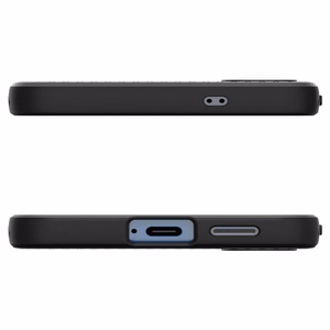 Spigen Liquid Air suojakuori Samsung Galaxy S25 -puhelimelle matta musta