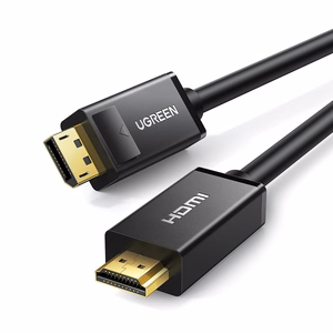 Ugreen DP101 DisplayPort - HDMI -kaapeli 4K 3m - musta