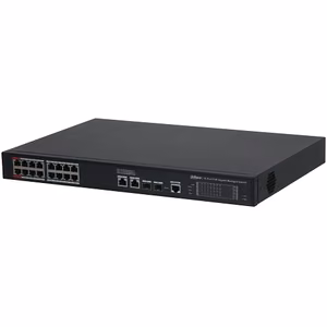 Dahua S4220-16GT-190 managed PoE switch, 16×Gigabit PoE + 2×Gigabit RJ45 + 2×SFP, 190 W